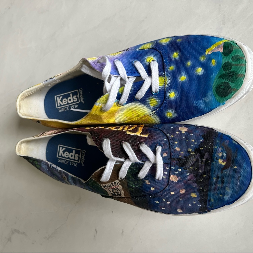 Hand-Painted Disney Tangled Keds